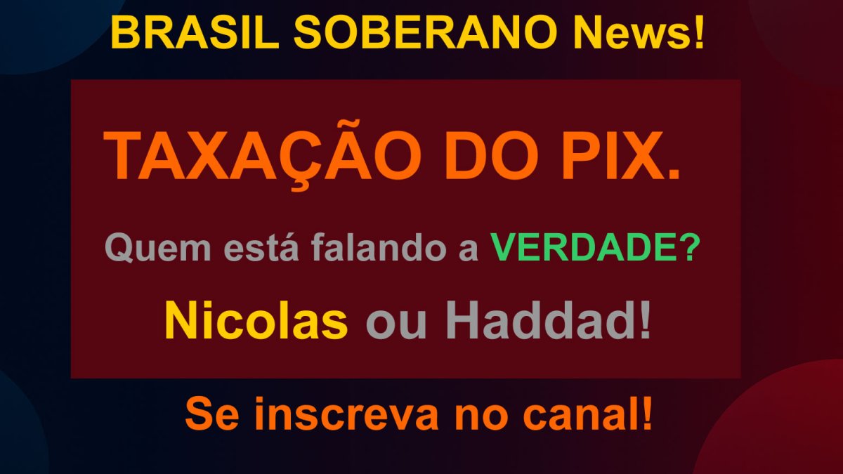 Deputado  ATACA Lula sobre a TAXAÇÃO do PIX!