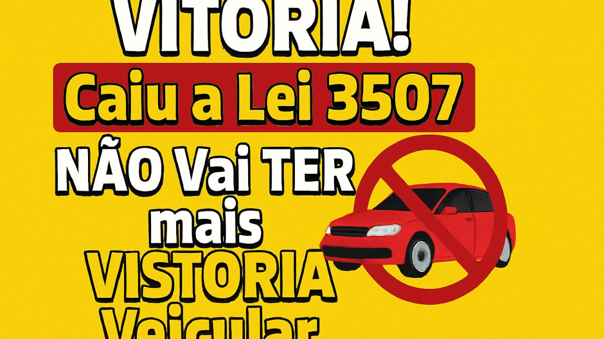 Caiu a vistoria veicular?
